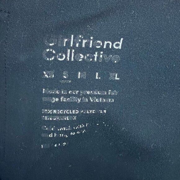 Girlfriend Collective Black High Rise Leggings Size Small Tights Basic Pants S - Picture 7 of 14